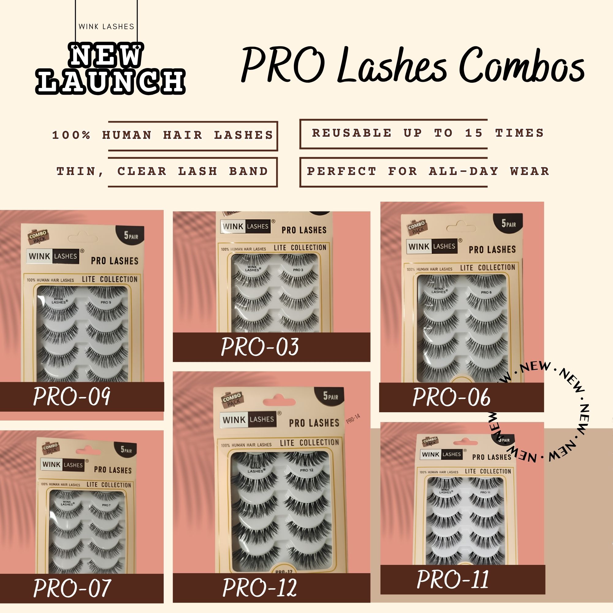 PRO New Lashes Combo Pack