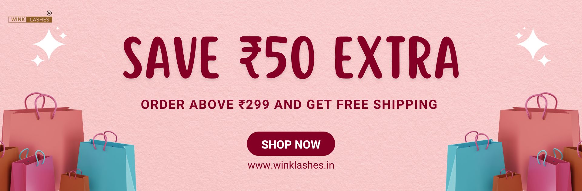 Desktop banner wink save 50