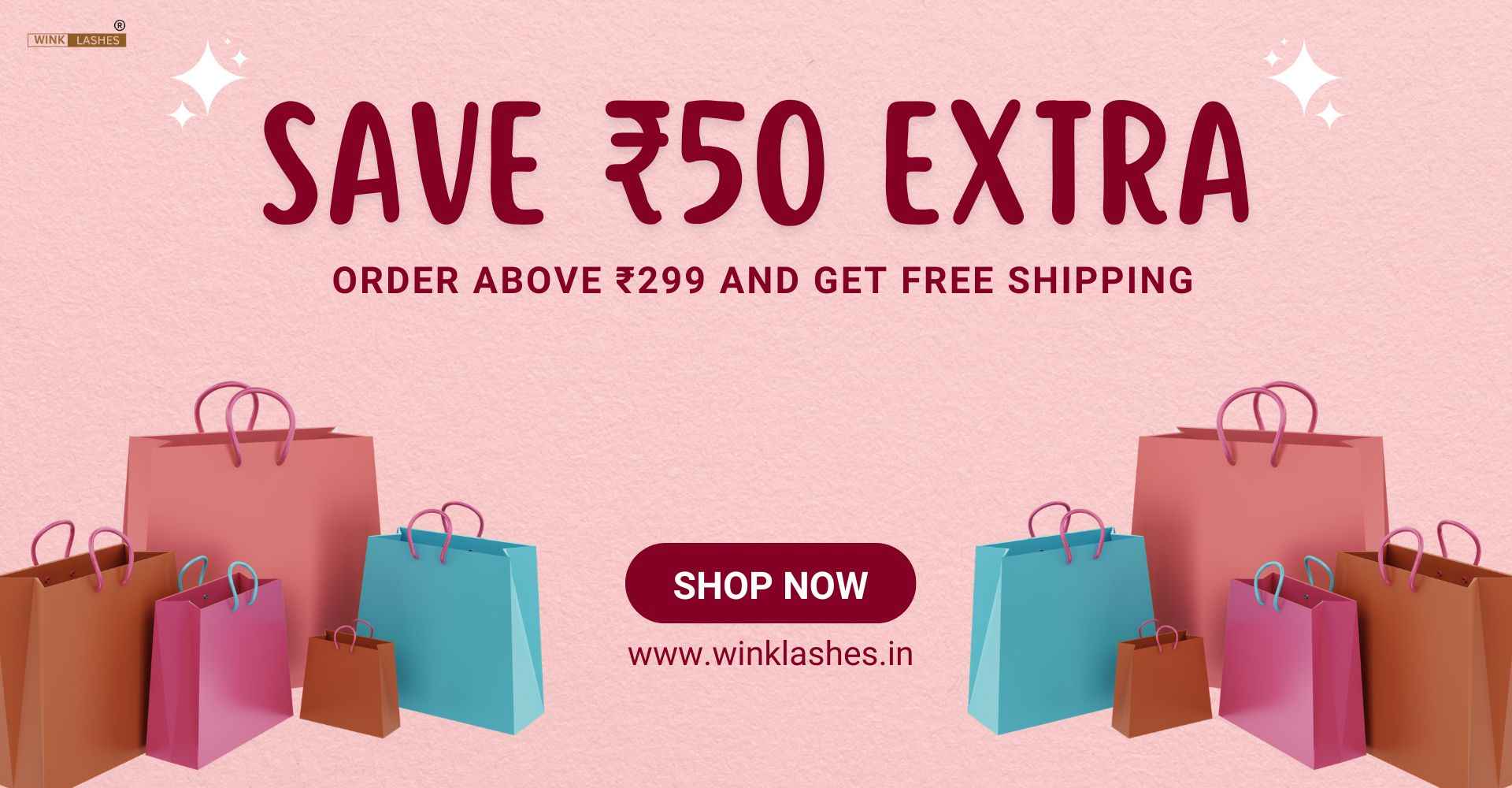 Mobile Banner Wink Save 50