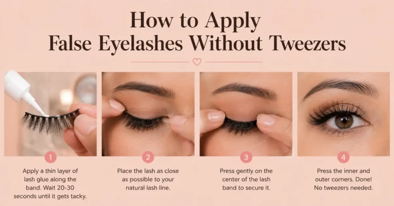 Read more about the article How to Apply False Eyelashes Without Tweezers – A Beginner’s Step-by-Step Guide